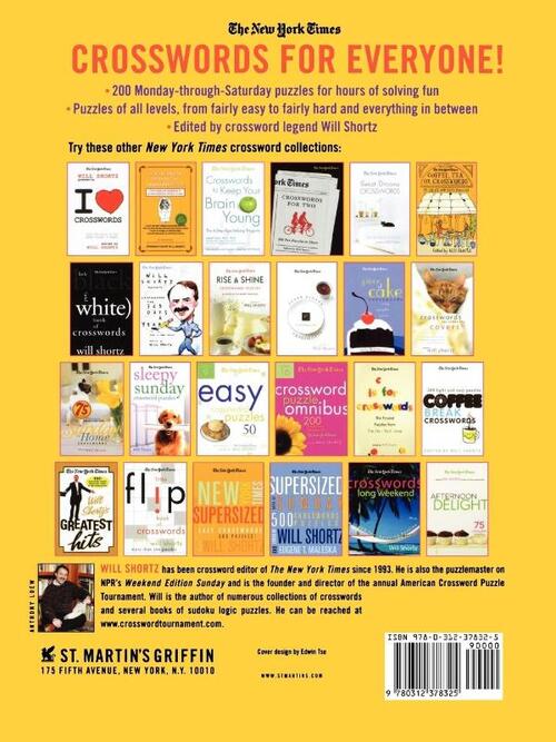 New York Times Easy to Not-So-Easy Crossword Puzzle Omnibus, Volume 2