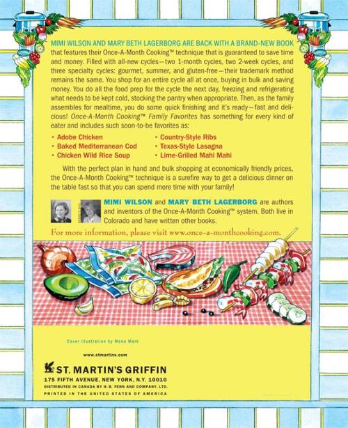 Once-A-Month Cooking Family Favorites