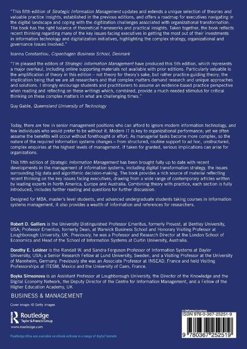 Strategic Information Management