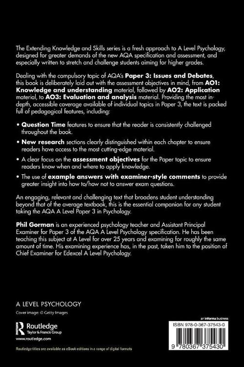 AQA Psychology A Level Paper Three: Issues and Debates