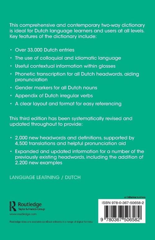 The New Routledge & Van Dale Dutch Dictionary