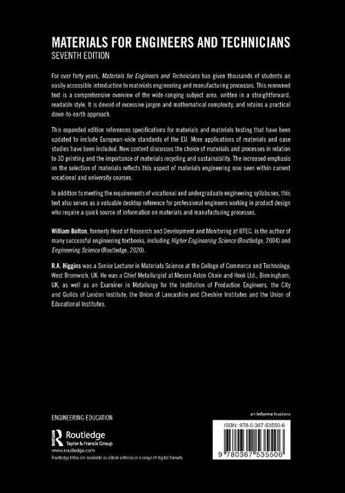 Materials for Engineers and Technicians
