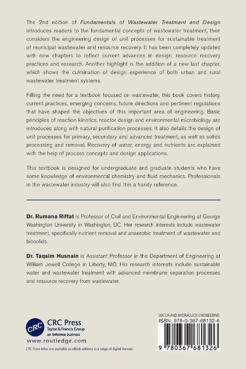 Fundamentals of Wastewater Treatment and Engineering