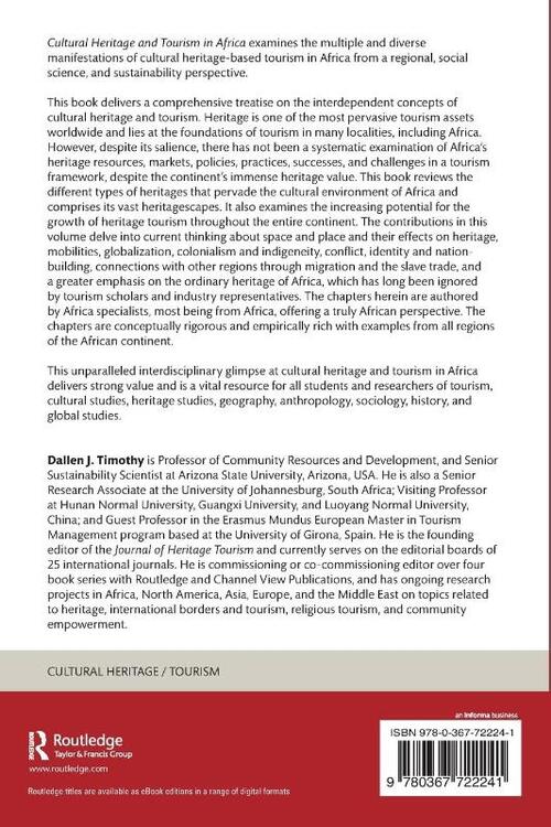 Cultural Heritage and Tourism in Africa