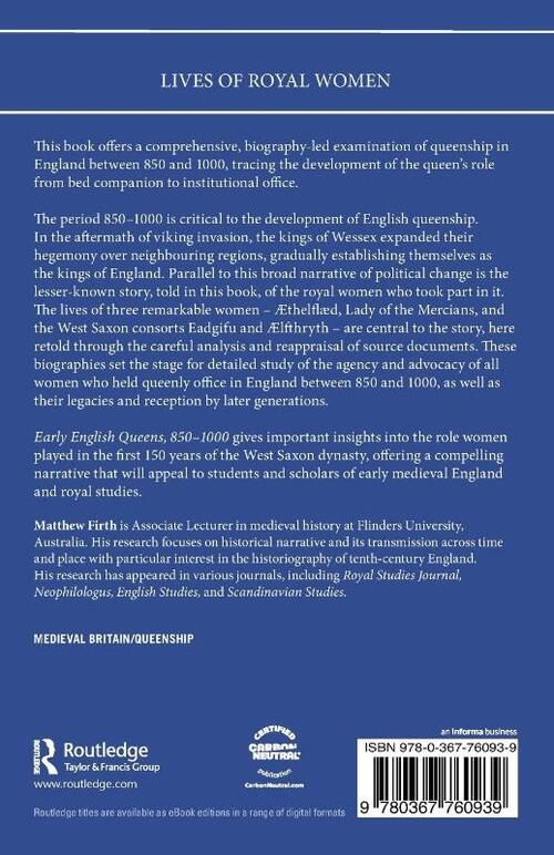 Early English Queens, 850–1000