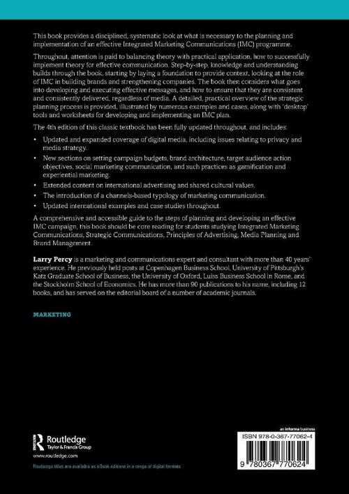 Strategic Integrated Marketing Communications