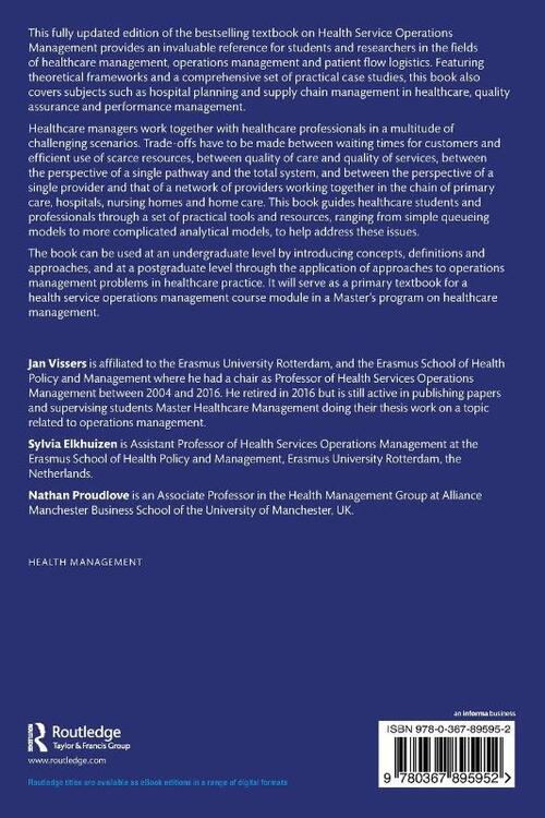 Operations Management for Healthcare