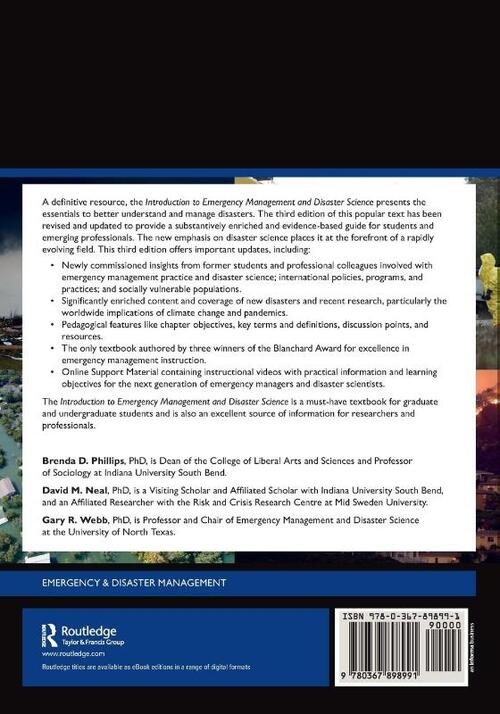 Introduction to Emergency Management and Disaster Science