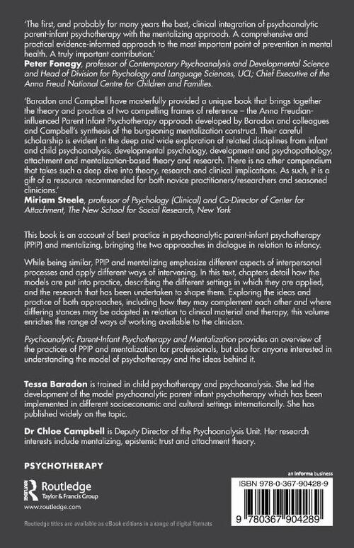 Psychoanalytic Parent-Infant Psychotherapy and Mentalization