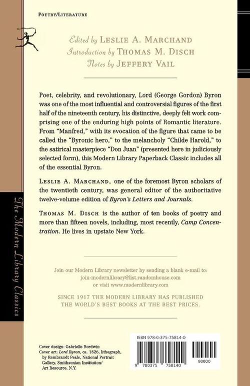 Selected Poetry of Lord Byron