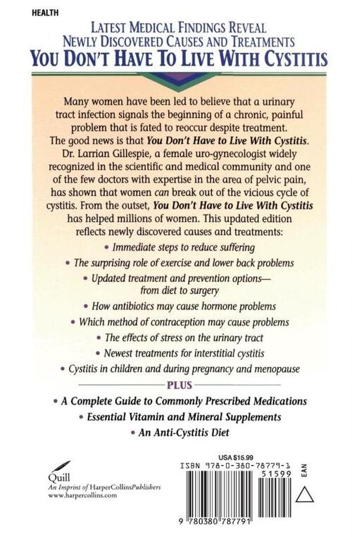 You Don't Have to Live with Cystitis