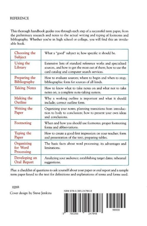 The Perfect Term Paper