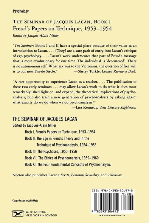 The Seminar of Jacques Lacan