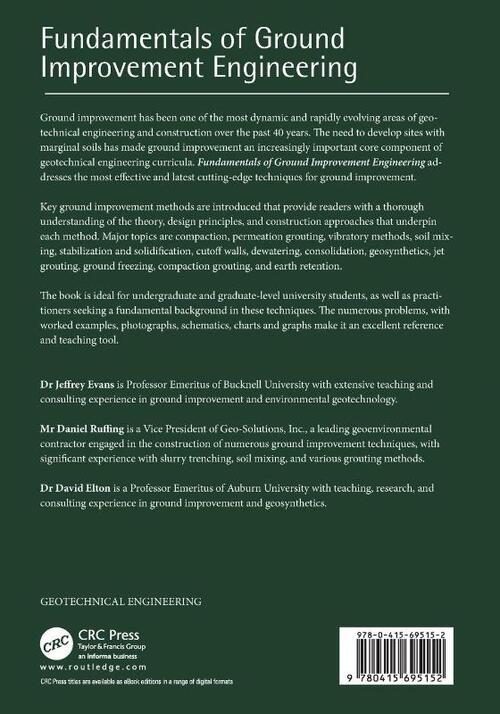 Fundamentals of Ground Improvement Engineering