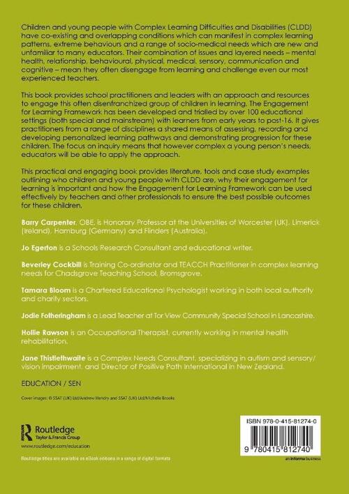 Engaging Learners with Complex Learning Difficulties and Disabilities