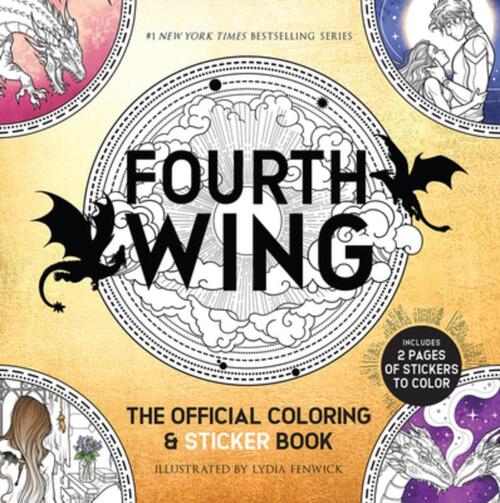 Fourth Wing: The Official Coloring & Sticker Book