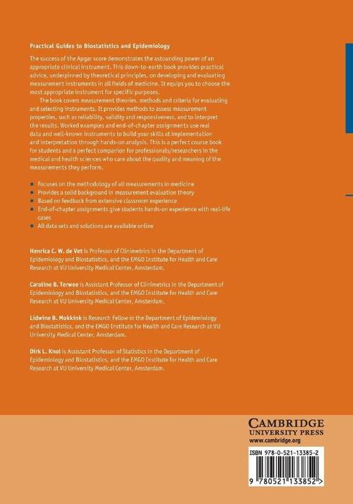 Measurement in Medicine