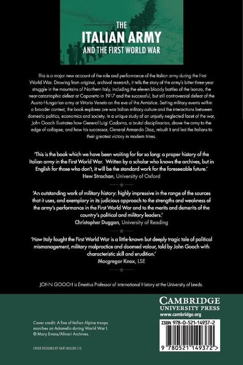 The Italian Army and the First World War