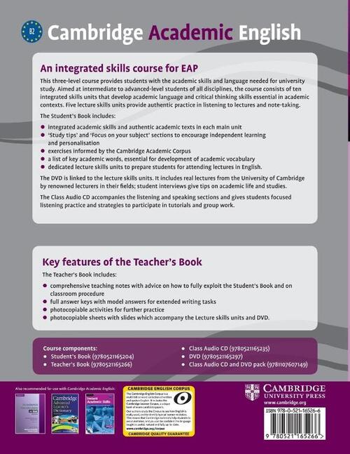 Cambridge Academic English B2 Upper Intermediate Teacher's Book