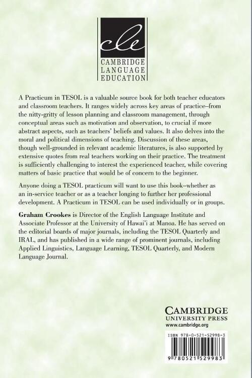 A Practicum in TESOL