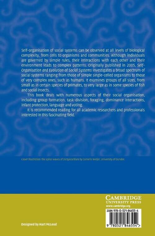 Self-Organisation and Evolution of Biological and Social Systems ...
