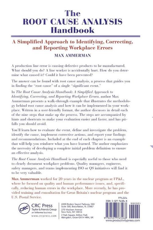 The Root Cause Analysis Handbook