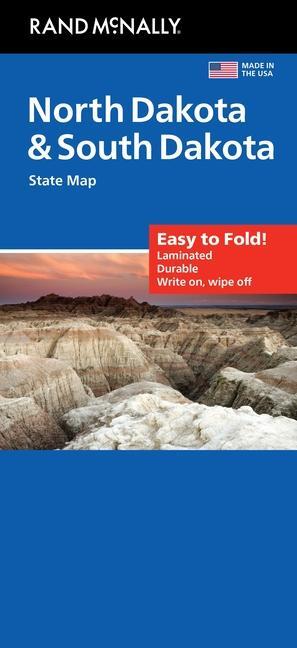 Rand Mcnally: Rand McNally Easy to Fold: North Dakota, South