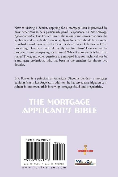 The Mortgage Applicant's Bible