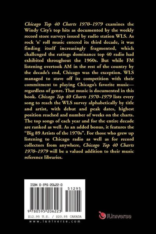 Chicago Top 40 Charts 1970-1979