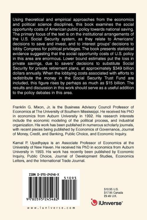 The Political Economy of Private Saving in the U.S.