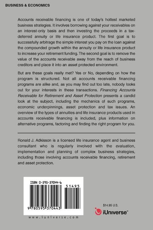 Financing Accounts Receivable for Retirement and Asset Protection