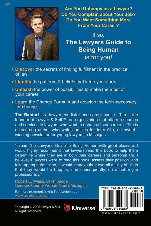 The Lawyer's Guide to Being Human