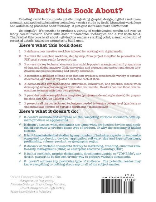 Document Mechanics: Basic Tools & Techniques for Variable Content Publishing