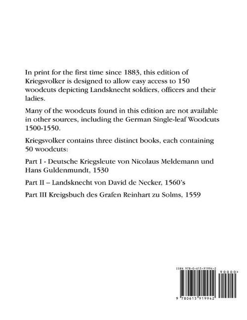 Landsknecht Woodcuts