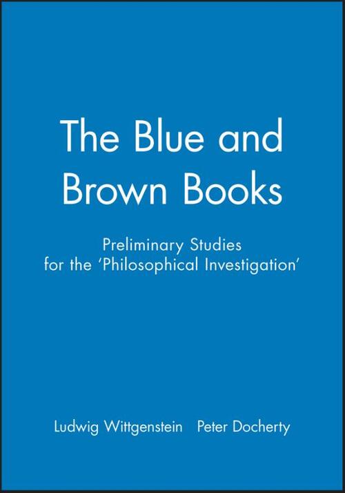 The Blue and Brown Books