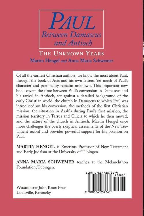 Paul between Damascus and Antioch