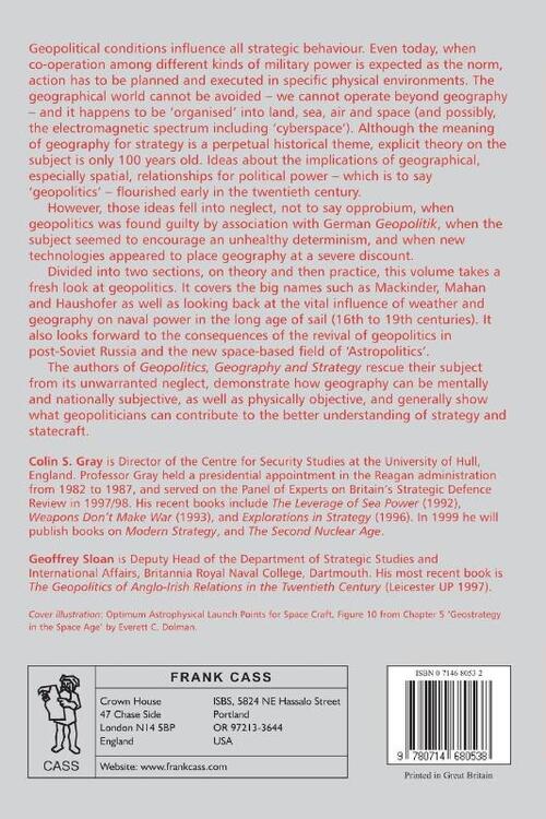 Geopolitics, Geography and Strategy