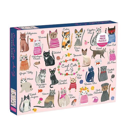 Cool Cats A-Z Puzzle (1000 Piece)