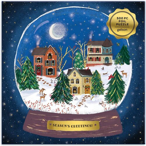 Winter Snow Globe 500 Piece Puzzle
