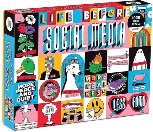 Life Before Social Media Puzzle (1000 Piece)