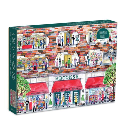 Michael Storrings A Day At The Bookstore 1000 Piece Puzzle