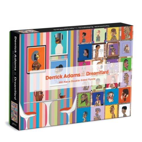 Derrick Adams X Dreamyard 500 Piece Double-Sided Puzzle, Galison ...