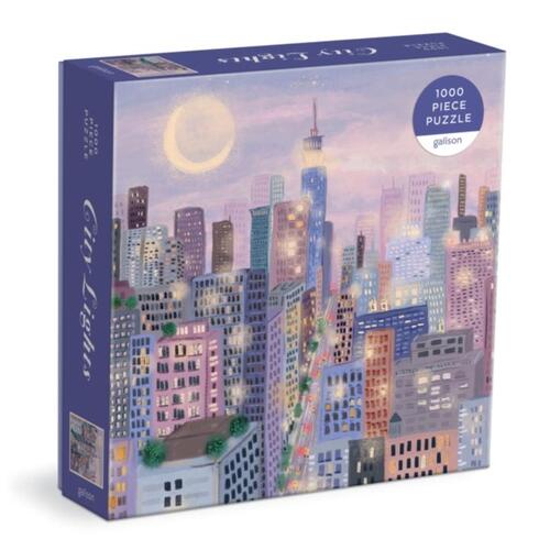 City Lights 1000 PC Puzzle In A Square Box