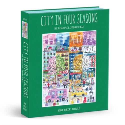 Michael Storrings City In Four Seasons 1000 Piece Book Puzzle