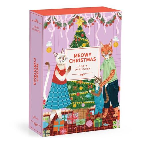 Meowy Christmas 12 Days Of Puzzles 500 Piece Countdown