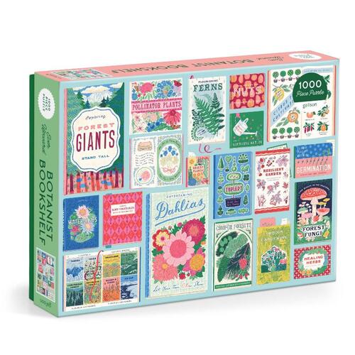 Ever Upward Botanist Bookshelf 1000 Piece Puzzle