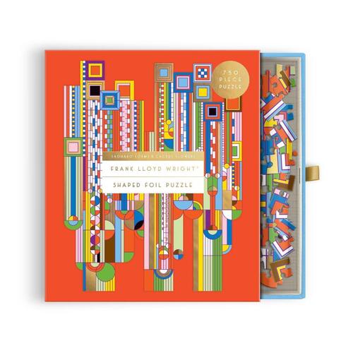 Frank Lloyd Wright Saguaro Cactus & Forms 750 Piece Shaped Foil Puzzle