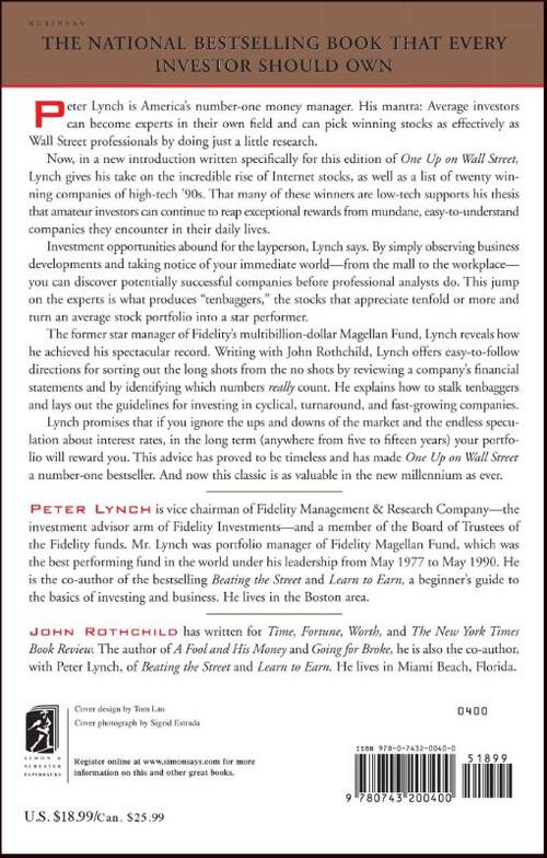 One Up On Wall Street