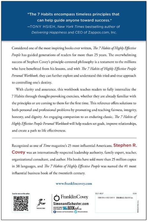 The 7 Habits of Highly Effective People Personal Workbook