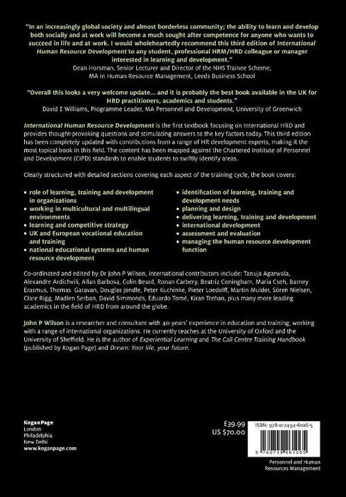 International Human Resource Development